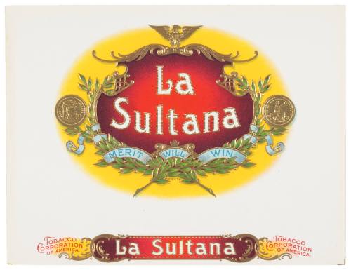 La Sultana (Cigar Box Label)