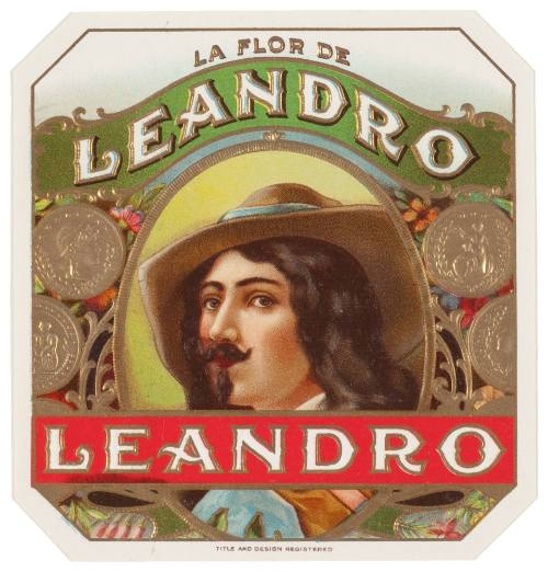 Leandro (Cigar Box Label)