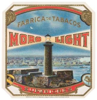 Moro Light (Cigar Box Label)