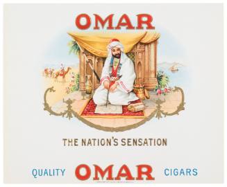 Omar (Cigar Box Label)