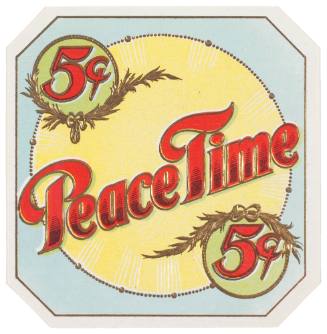 Peace Time (Cigar Box Label)