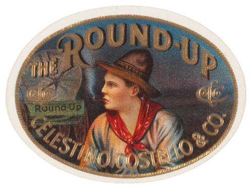Round-Up (Cigar Box Label)