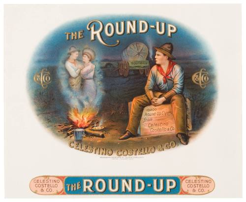 Round-Up (Cigar Box Label)