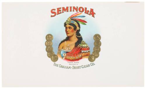 Seminola (Cigar Box Label)