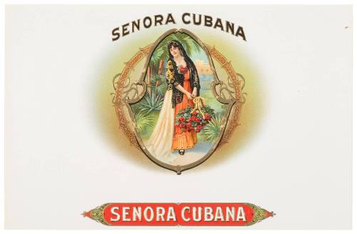Senora Cobana (Cigar Box Label)