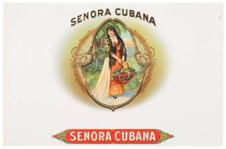 Senora Cobana (Cigar Box Label)
