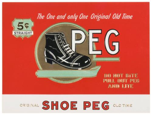 Shoe Peg (Cigar Box Label)