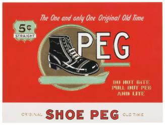 Shoe Peg (Cigar Box Label)