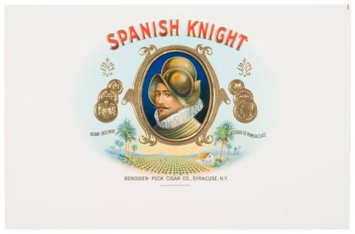 Spanish Knight (Cigar Box Label)