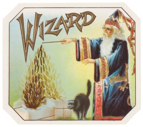 Wizard (Cigar Box Label)