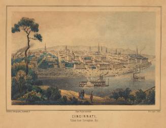 Cincinnati taken from Covington, Kentucky