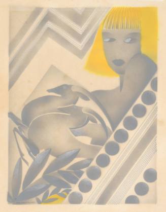 Woman with Two Ibex