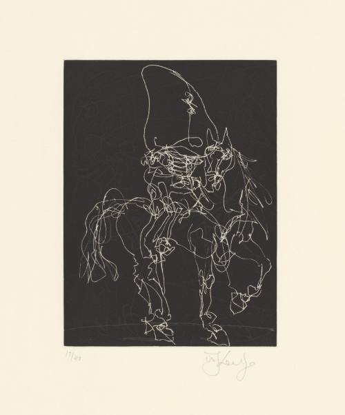 Nose on a White Horse