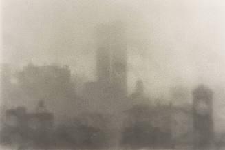 Washington Square with Trade Center Towers