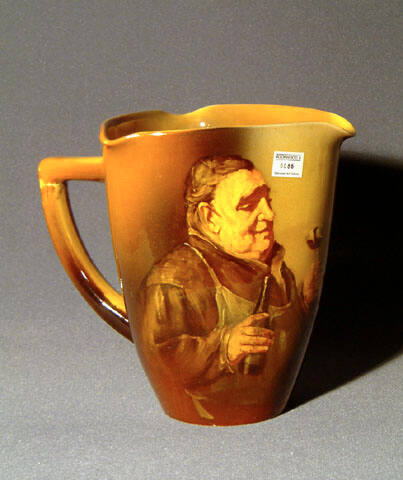 Crucible Pitcher: Monk Drinking Wine