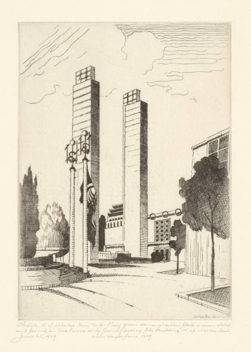 New York World's Fair, Decoration and Sculpture (Sketch)