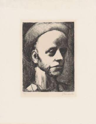Self-Portrait with Cap from Souvenirs Intimes