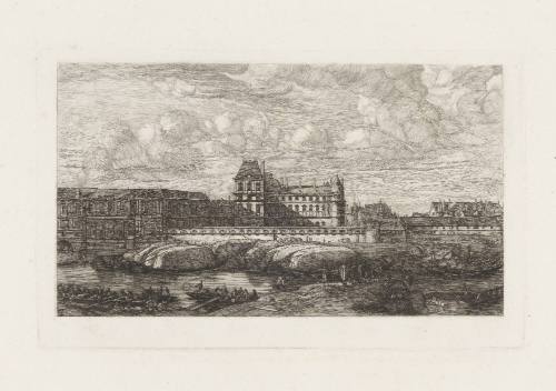 The Old Louvre from a Painting by Zeeman, 1651 [L'Ancien Louvre d'aprés un Peinture de Zeeman, 1651]
