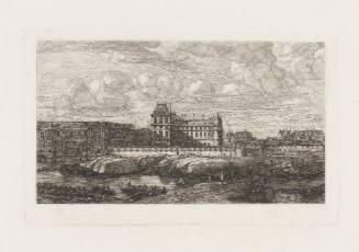 The Old Louvre from a Painting by Zeeman, 1651 [L'Ancien Louvre d'aprés un Peinture de Zeeman, 1651]