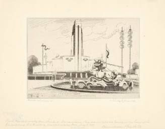 New York World's Fair, Bell Telephone Building (Sketch)