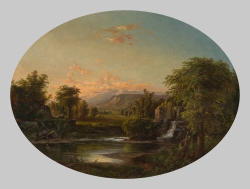 Landscape with Waterfall