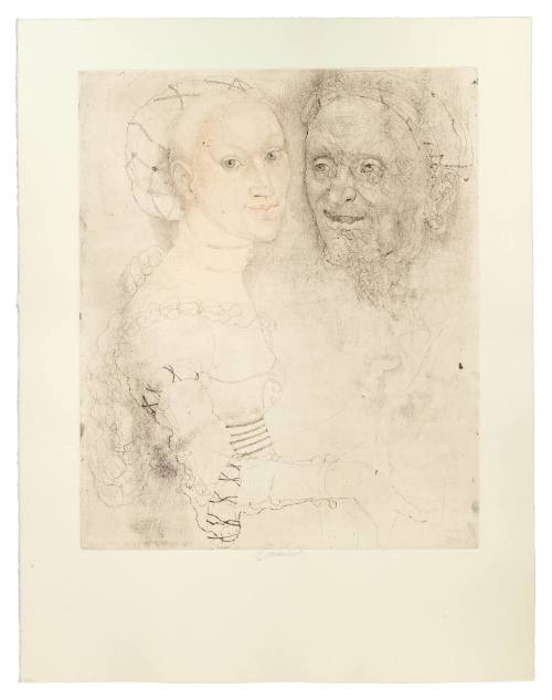 Young Woman and Old Man (Junge Frau und alter Mann)
