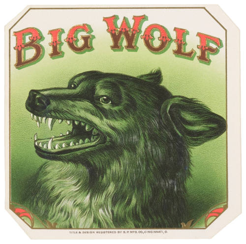 Big Wolf (Cigar Box Label)