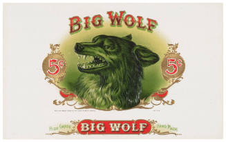 Big Wolf (Cigar Box Label)