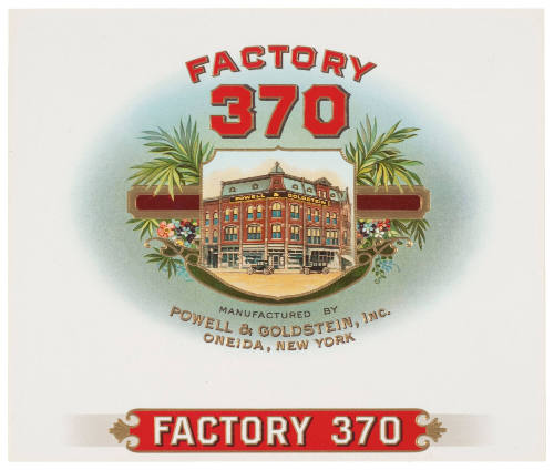 Factory 370 (Cigar Box Label)