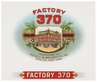 Factory 370 (Cigar Box Label)