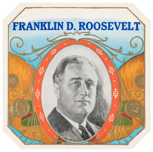 Franklin D. Roosevelt (Cigar Box Label)