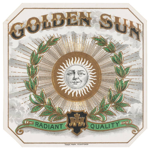 Golden Sun (Cigar Box Label)