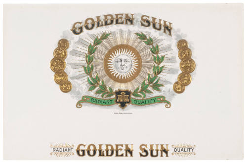 Golden Sun (Cigar Box Label)