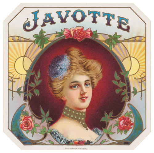 Javotte (Cigar Box Label)