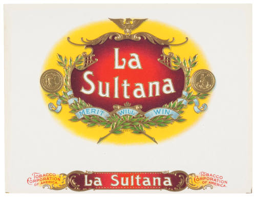 La Sultana (Cigar Box Label)