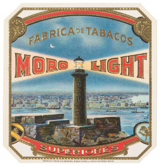 Moro Light (Cigar Box Label)