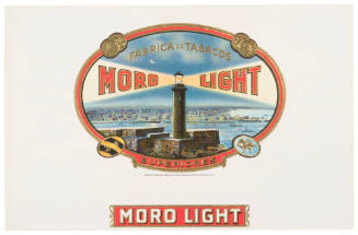 Moro Light (Cigar Box Label)