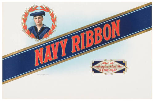 Navy Ribbon (Cigar Box Label)