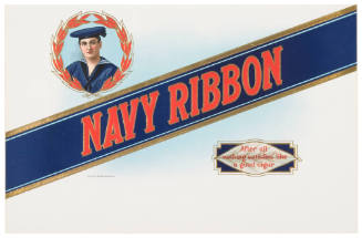Navy Ribbon (Cigar Box Label)