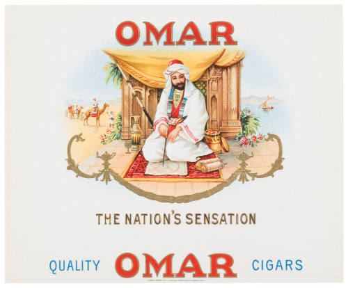 Omar (Cigar Box Label)
