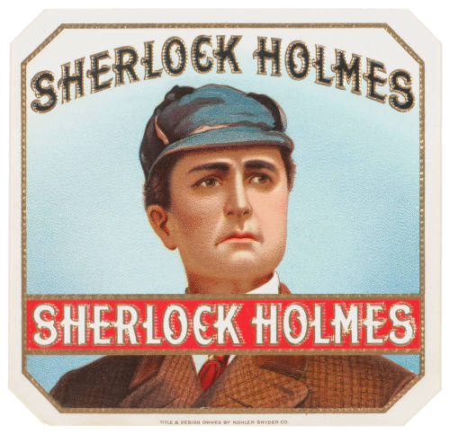 Sherlock Holmes (Cigar Box Label)