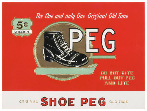 Shoe Peg (Cigar Box Label)