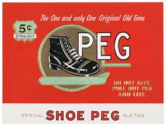 Shoe Peg (Cigar Box Label)