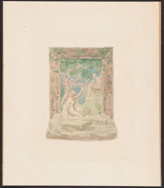 Color Study for Wall Fountain: "Fountain of the Water Nymph"