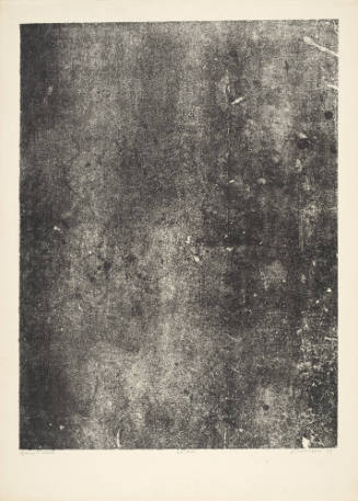 Soot (La suie), plate 6 from portfolio13 titled  Expanses, Partitions (Etendues, Parois), from the Phenomena (Les Phénomènes) series