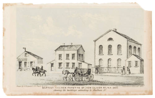 Baptist Church Fayette St. (Now Oliver St.) N.Y.