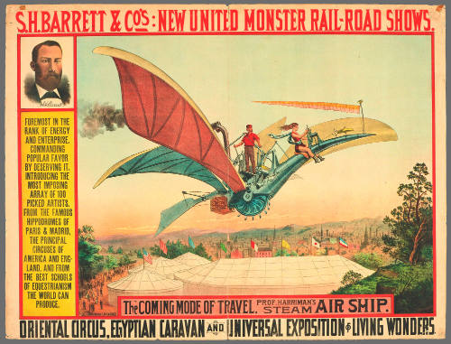 S.H. Barrett & Co: Prof. Harriman's Steam Air Ship