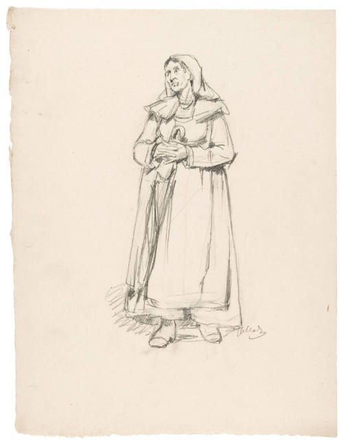 Study for Morning of the Wedding (Matin de la Noce) 1883