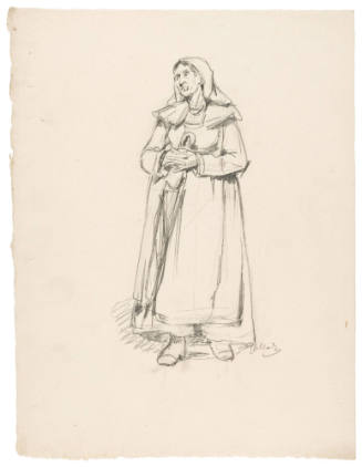 Study for Morning of the Wedding (Matin de la Noce) 1883