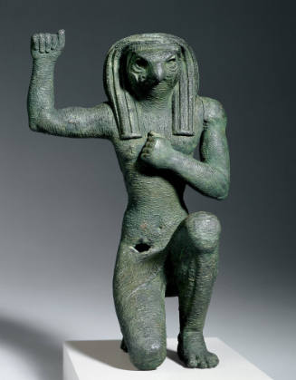 Falcon-Headed God in Soul of Pe Pose